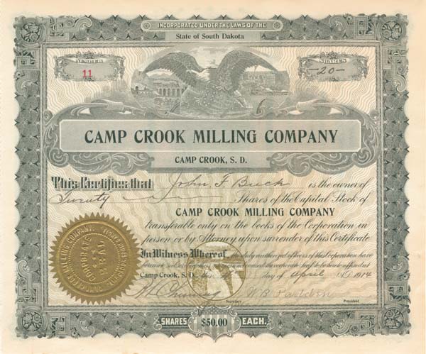 Camp Crook Milling Co.